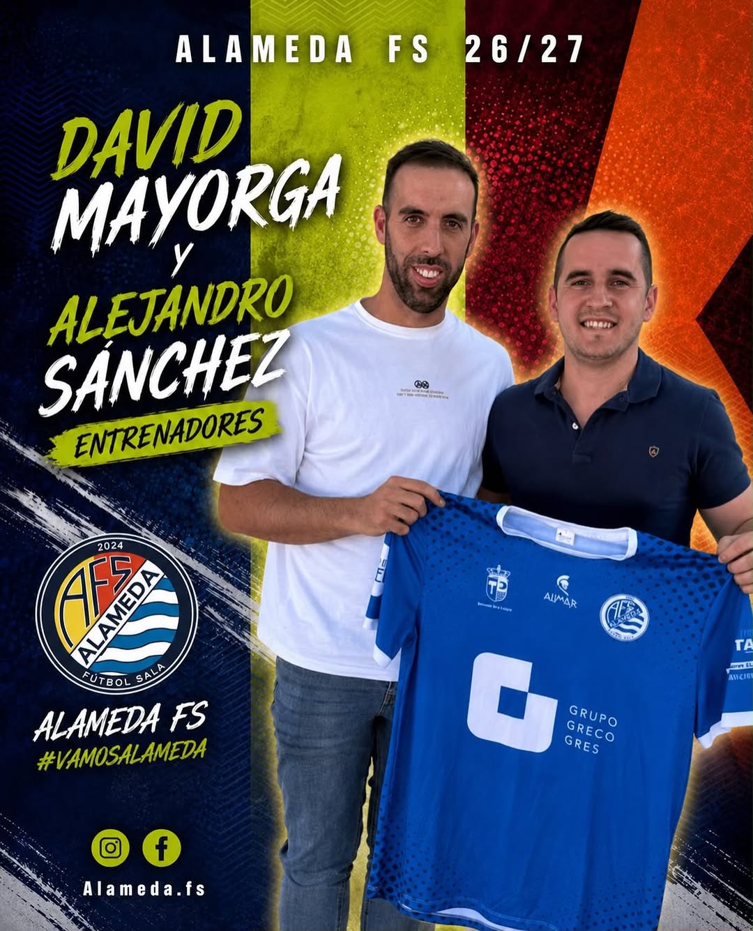 Presentación del cuerpo técnico del juvenil del Alameda FS