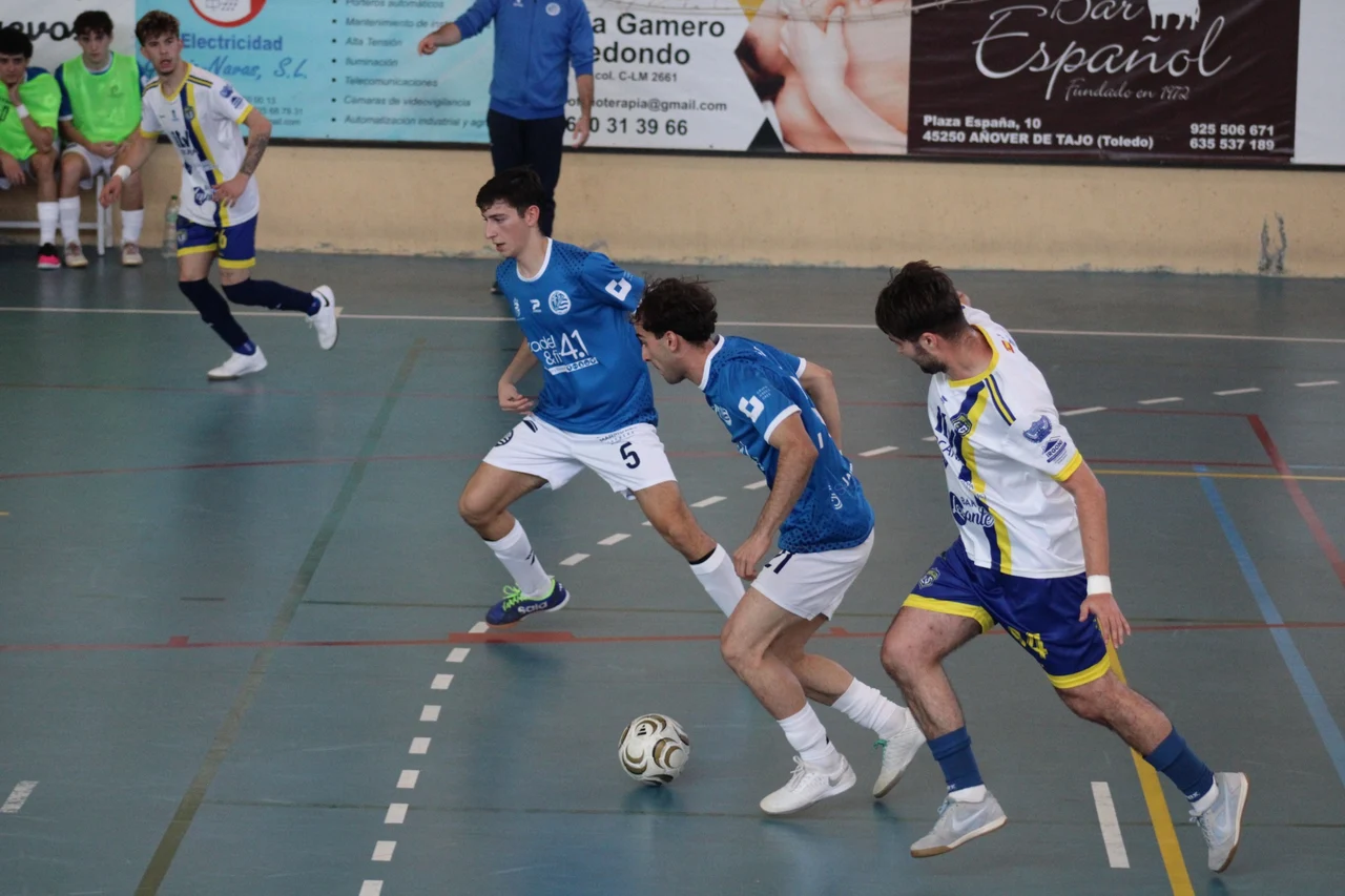 Jugada del encuentro del filial Alameda FS Padel & Fit 4.1 ante La Guardia